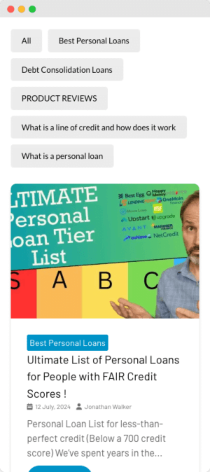The Yukon Project mobile website mockup angled view