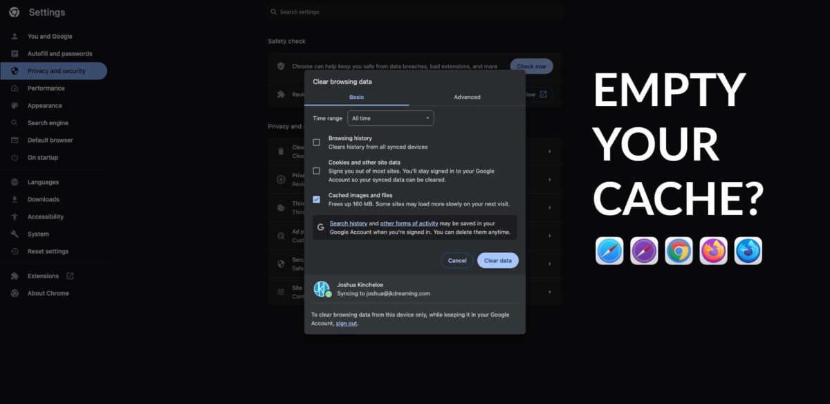 Empty My Cache? Solving the Empty Your Cache Mystery The Easy Way feature image