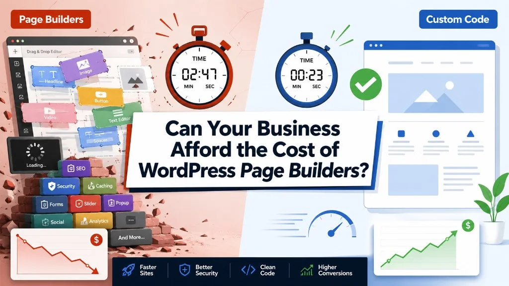 Can Your Business Afford the Cost of WordPress Page Builders? feature image