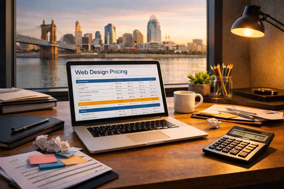 web design cincinnati ohio - web design pricing and budget expectations for local businesses