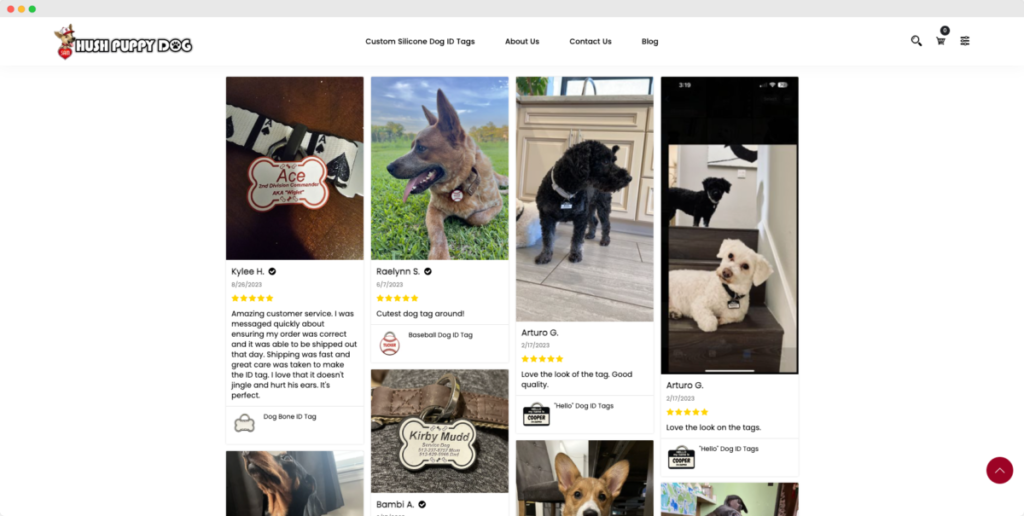 Social Reviews for Hush Puppy Dog